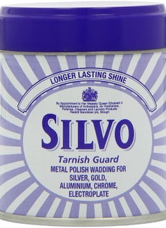 Silvo NEW Tarnish Guard Duraglit Wadding Metal Polish - Silver and Gold, 75g