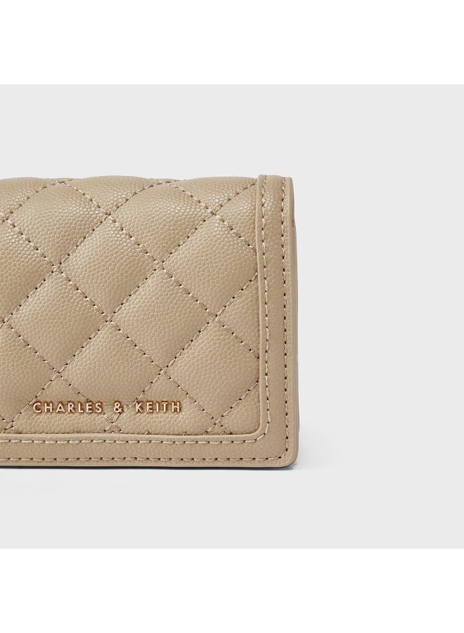 تشارلز & كيث محفظة تشارلز آند كيث المبطنة بمقبض سلسلة وحاملة بطاقات - رمل - Image 5