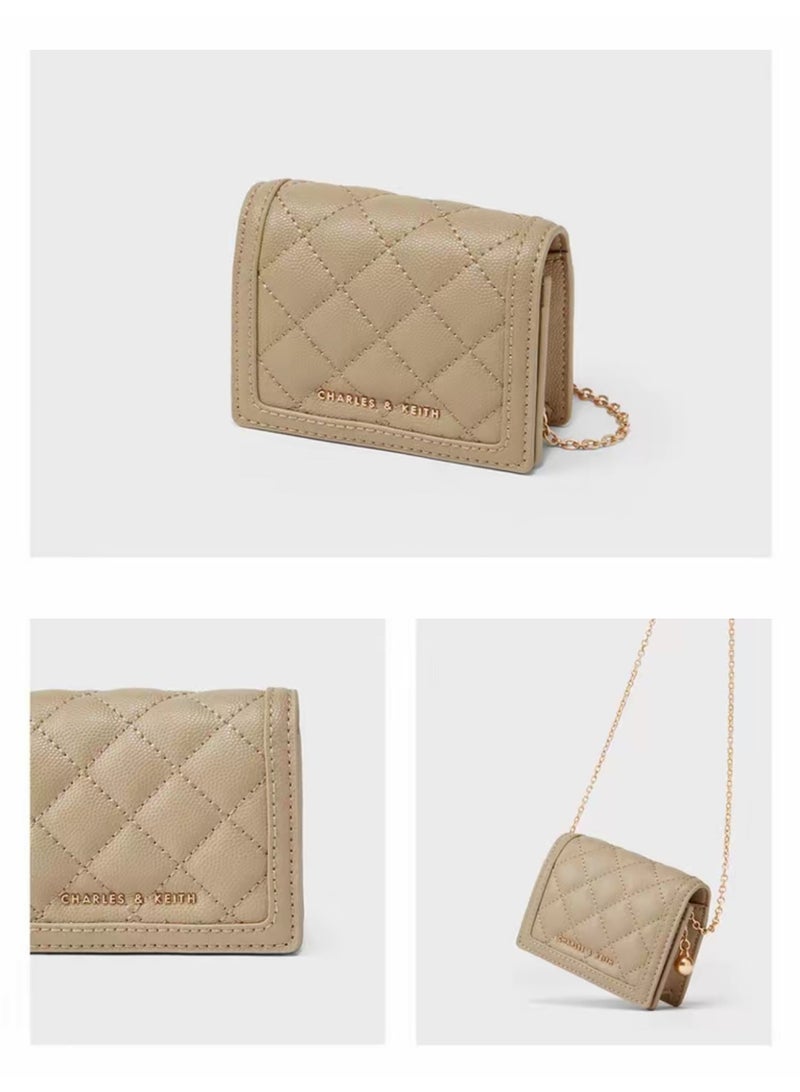 تشارلز & كيث محفظة تشارلز آند كيث المبطنة بمقبض سلسلة وحاملة بطاقات - رمل - Image 4