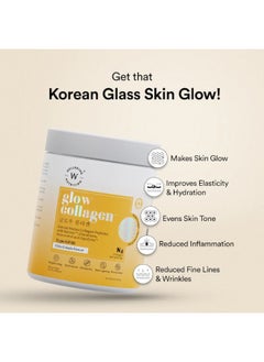 WELLBEING NUTRITION Wellbeing Nutrition Glow Collagen with Glutathione 250g - Pina Colada Flavor  - Image 2