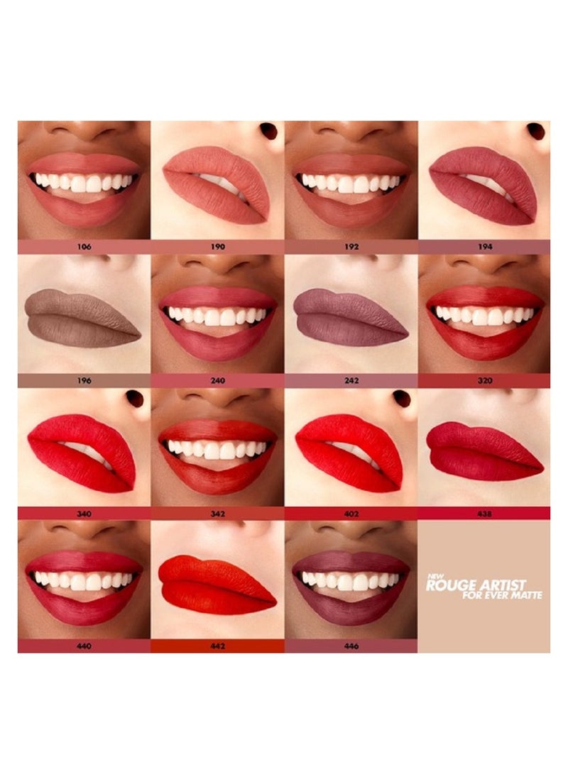 MAKE UP FOR EVER MAKE UP FOR EVER Rouge Artist For Ever Matte 240- Rose Now And Always  - Image 4