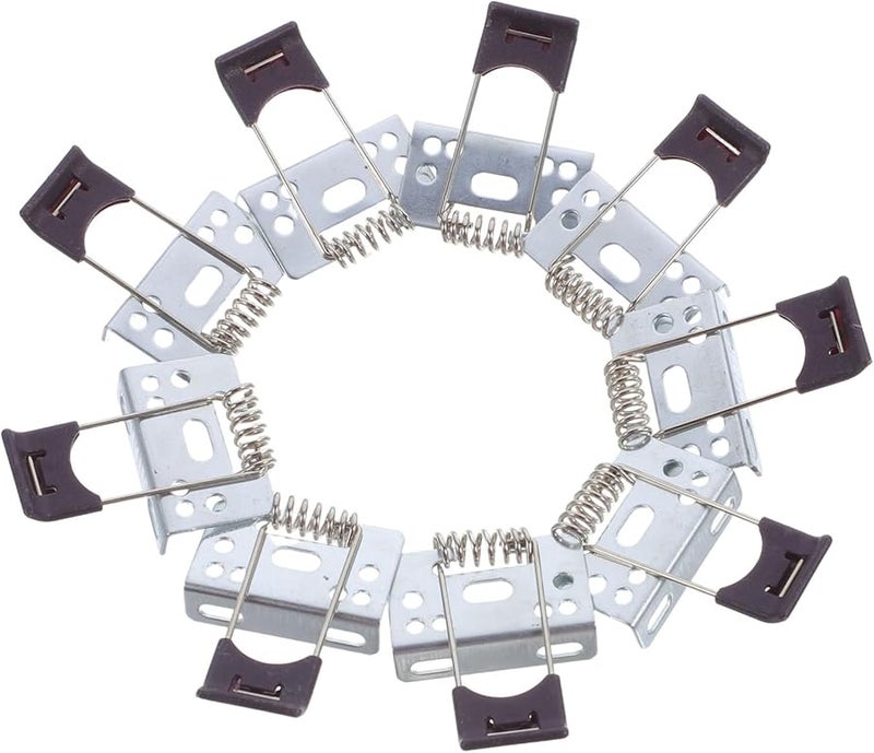 10 قطعة من مشابك الربيع من النوع L لمصابيح LED المدمجة، قطع غيار لمصابيح السقف البديلة - Image 1