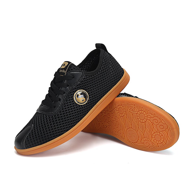Generic Summer Wushu Shoes Special Beef Tendon Thin Soft Bottom White Mens and Womens Training Competition Routine Tai Chi Kung Fu Shoes 8068 black 