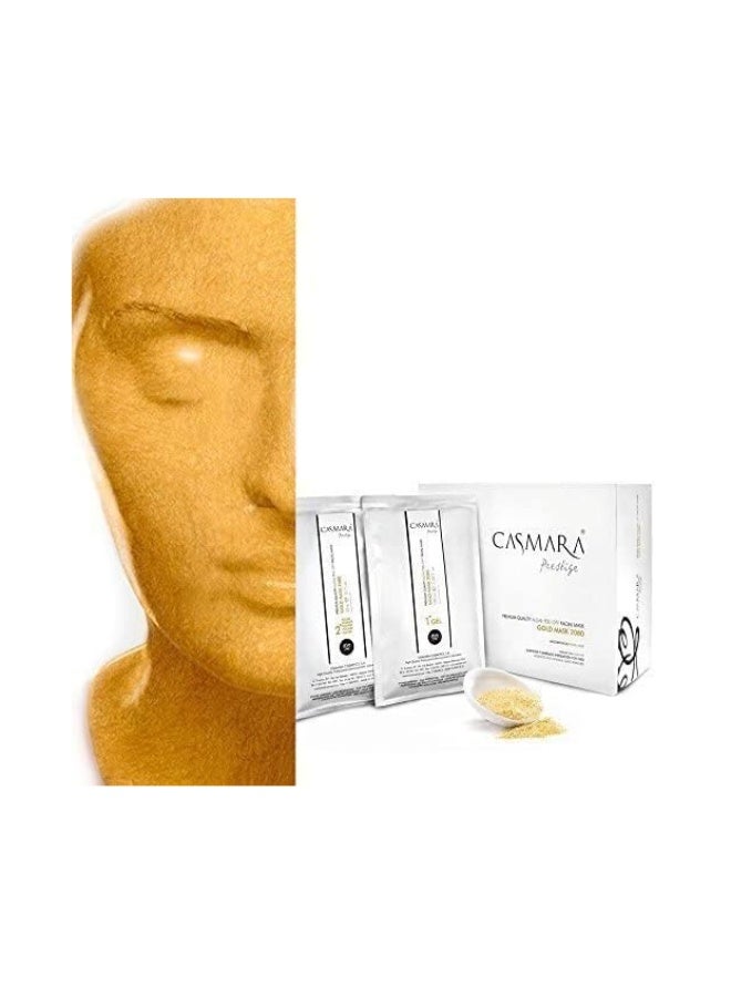Casmara Algae Peel Off Facial Masks Gel and Powder Gold 2080 - Image 1