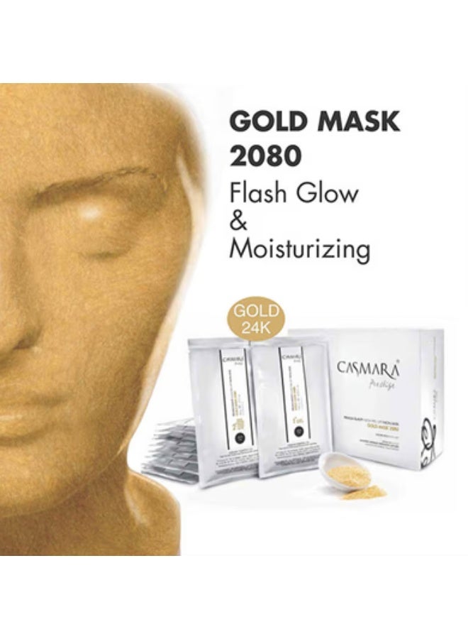 Casmara Algae Peel Off Facial Masks Gel and Powder Gold 2080 - Image 3