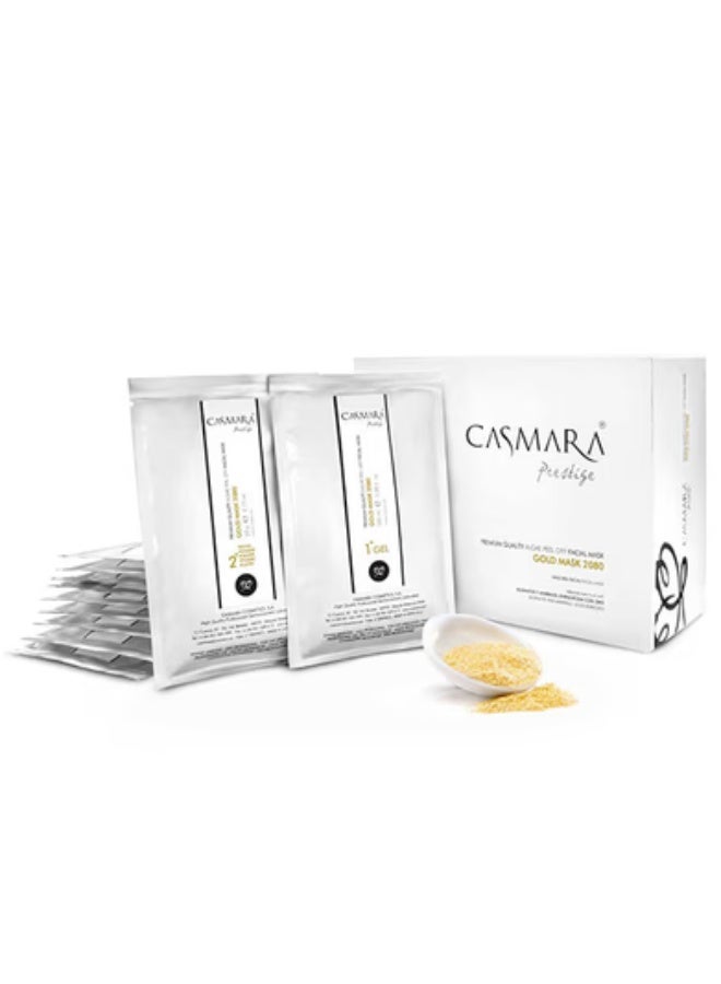 Casmara Algae Peel Off Facial Masks Gel and Powder Gold 2080 - Image 2
