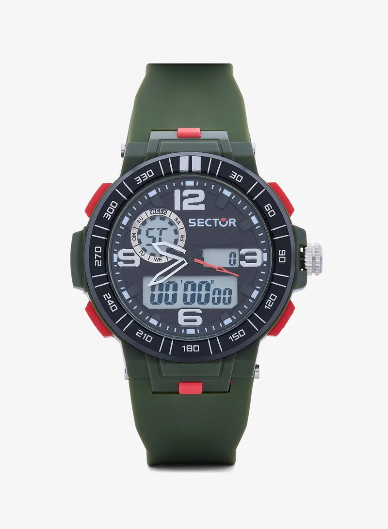 Sector EX-28 collection Men's Green PU watch - R3251532001