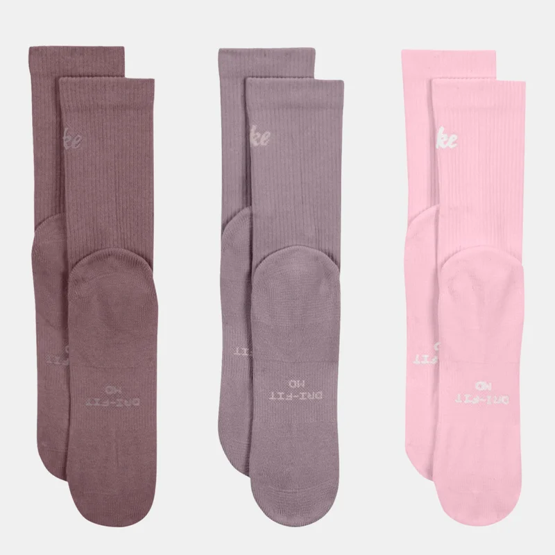 Nike Multi-Colour Everyday Elevated Crew Socks (3 Pairs)  | Best Price UAE