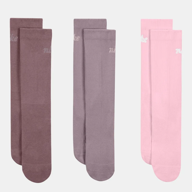 Nike Multi-Colour Everyday Elevated Crew Socks (3 Pairs)  | Best Price UAE
