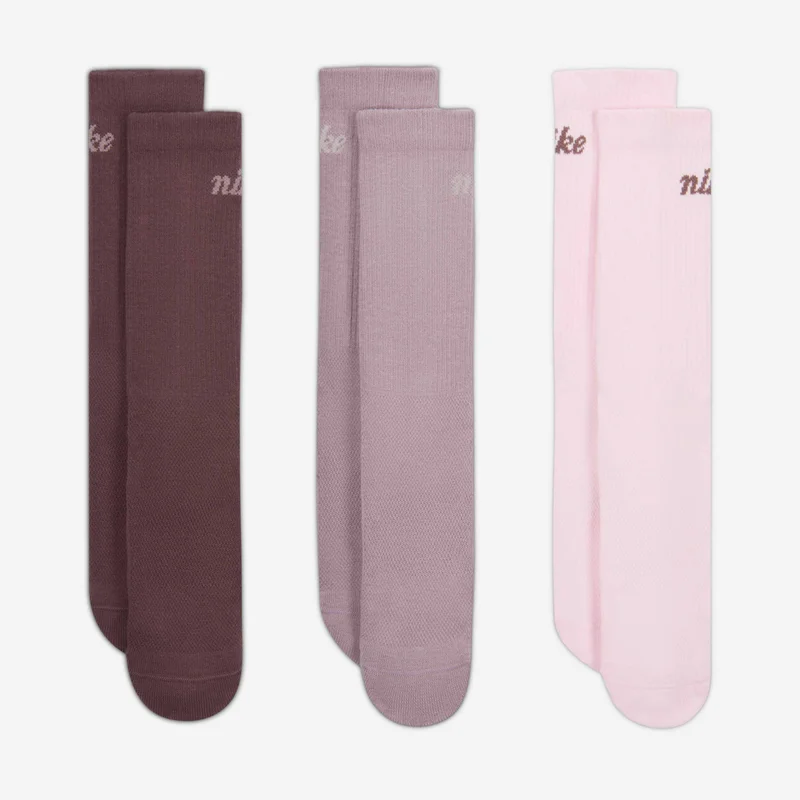 Nike Multi-Colour Everyday Elevated Crew Socks (3 Pairs)  | Best Price UAE
