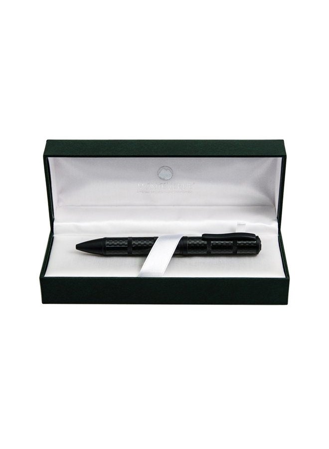 MONTEVERDE Carbon Fiber Pen Ballpoint Pen (MV41595), Black - Image 5