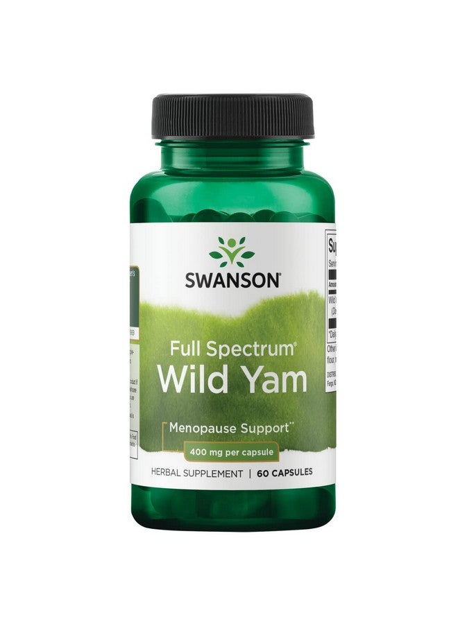 SWANSON Full Spectrum Wild Yam 400 Milligrams 60 Capsules - Image 2
