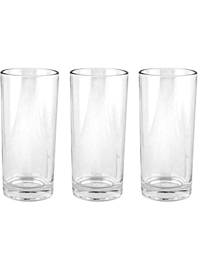 Glass Tumbler Set, 3 Pcs