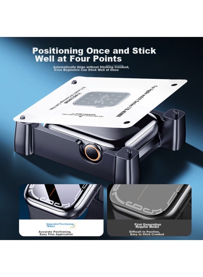 Stiger Stiger [special Offer 2-pack] Screen Protector For Apple Watch, Compatible With Iwatch S9/8/7/6/5/se, Non-tempered Full Coverage Watch Film, 45mm Quick Tallation Tool  - Image 1