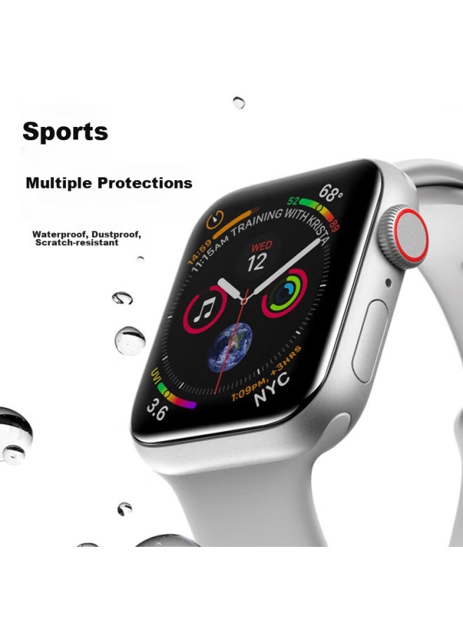 Stiger Stiger [special Offer 2-pack] Screen Protector For Apple Watch, Compatible With Iwatch S9/8/7/6/5/se, Non-tempered Full Coverage Watch Film, 45mm Quick Tallation Tool  - Image 5