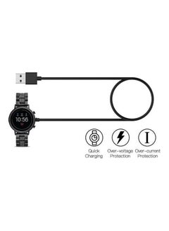 واي آند دي قاعدة شحن لاسلكية مغناطيسية بمنفذ USB لساعة فوسيل الجيل الرابع 5 أسود  - Image 5