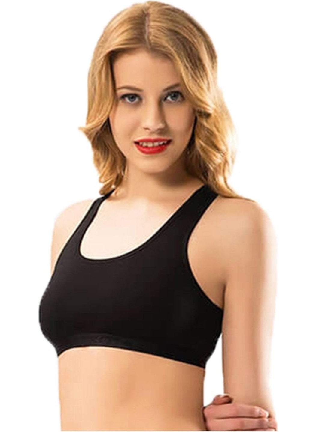 Rivaling All, Wide Strapped Women's Athlete Bustier Combed Cotton Half Athlete - pzsku/Z6D080040E52B03B7A587Z/45/_/1725721879/bcf5b6b1-5972-4074-9997-4c43ec22d4d6