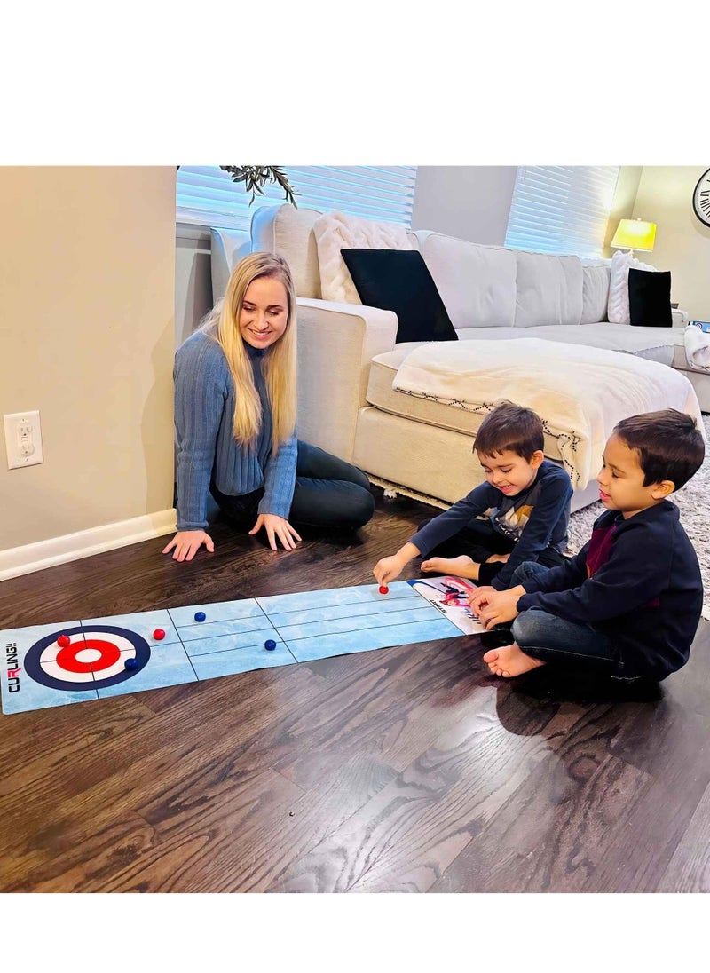 SYOSI - Tabletop Game Kids Board Games Tabletop Curling Strategy Game for Family Game Night Fun Family Games for Kids and Adults Party Games  Indoor Interactive Game for Kids Ages 5+ 2-6 Players - Image 1