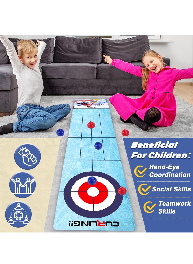 SYOSI Tabletop Game Kids Board Games Tabletop Curling Strategy Game for Family Game Night Fun Family Games for Kids and Adults Party Games  Indoor Interactive Game for Kids Ages 5+ 2-6 Players  - Image 3