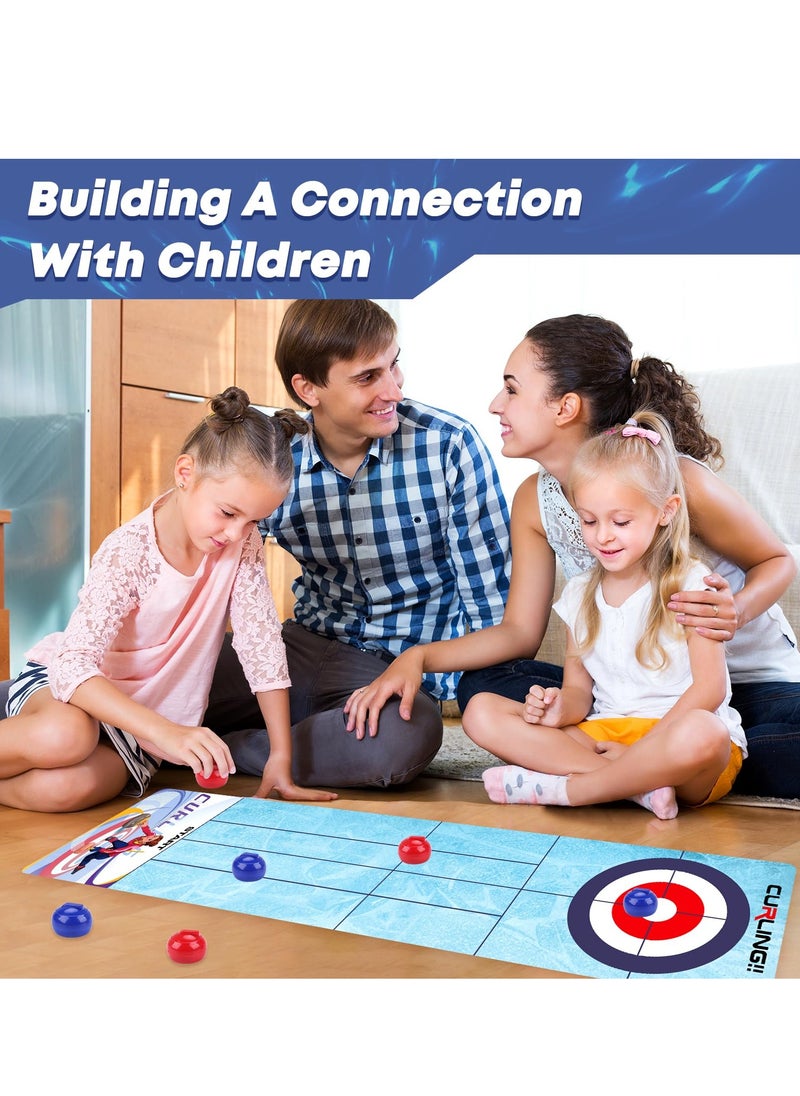 SYOSI Tabletop Game Kids Board Games Tabletop Curling Strategy Game for Family Game Night Fun Family Games for Kids and Adults Party Games  Indoor Interactive Game for Kids Ages 5+ 2-6 Players  - Image 5