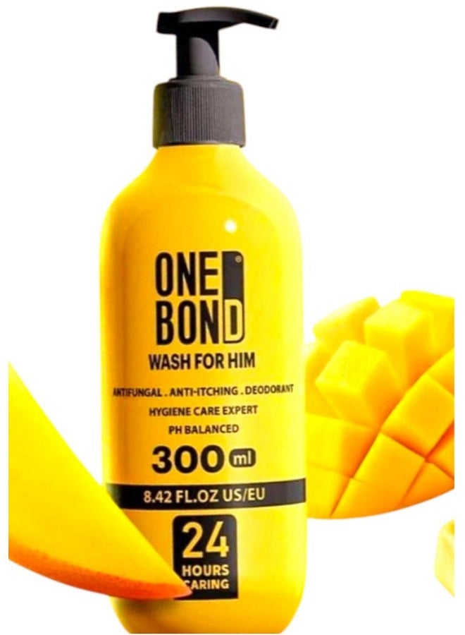 وان بوند غسول ون بوند للرجال برائحة المانجو للعناية اليومية اللطيفة 300 مل - Image 4