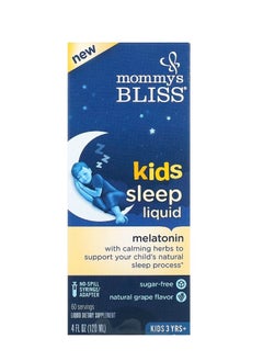 Kids Sleep Liquid Melatonin Kids 3 Yrs + Natural Grape 4 fl oz (120 ml) - pzsku/Z6D081F7C370FCD80D86FZ/45/_/1737611150/bdc2adb5-9c96-4251-b6c6-6944c376adf4