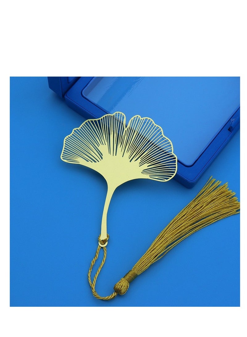 عام مكتبة فنية معدنية شفافة للطلاب، تصميم عالي الجودة، مع أوراق البتولا، أوراق السدر، أوراق البلوط، أوراق السدر، أوراق اللوتس، أوراق الشيفون، أوراق النخيل مع حقيبة OPP (مجموعة من سبعة قطع) - Image 3