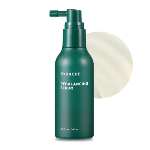 AYUNCHE Rebalancing Hair Serum 2.7 fl. oz. (80ml) [For All Hair Types] | Hair Root Protection & Strengthening | Scalp cooling effect | Biotin and probiotics | Korean Salon Brand - Image 1