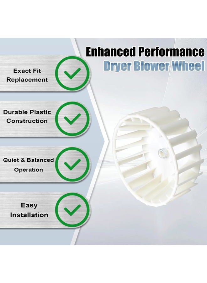 Wadoy 𝟮𝟬𝟮𝟯 𝗨𝗽𝗴𝗿𝗮𝗱𝗲 Y303836 Blower Wheel Compatible with Maytagg Dryer 312913, AP4294048, 1245880, 3-12913, 3-3836, 303836 - Image 5