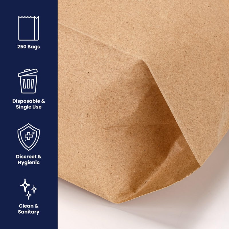 Hospeco - HS6141 All-in-one Waste Receptacle Paper Liners - Image 2