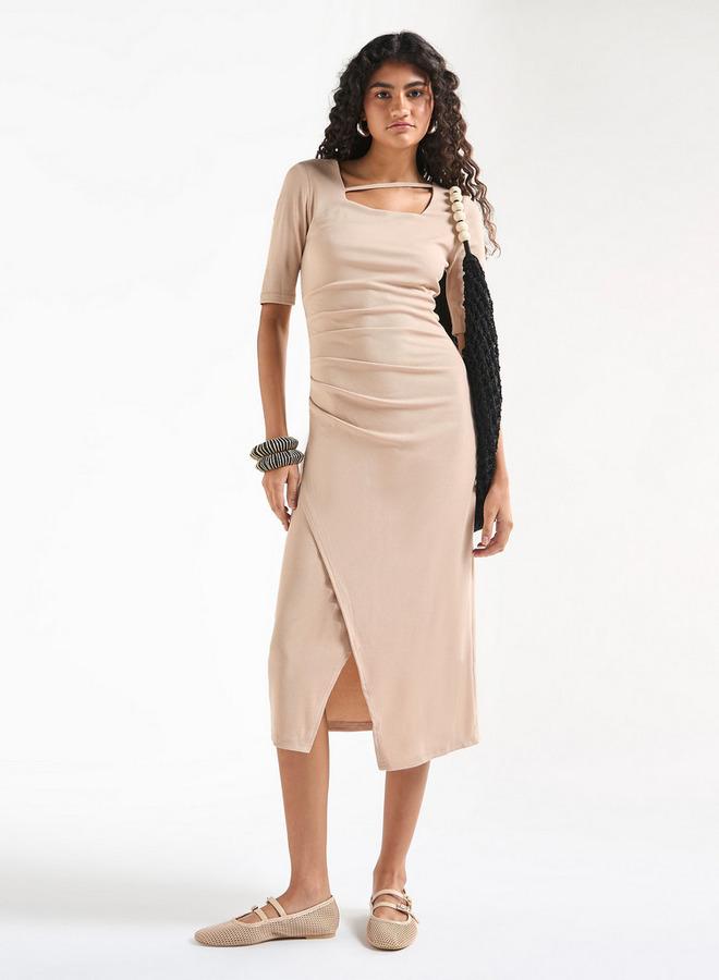 Splash FAV Cutout Midi Dress - Image 2