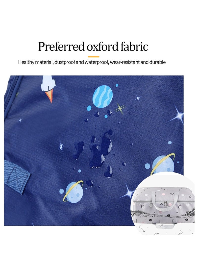 Large Capacity Organizer Storage Bag with Carry Handles Oxford Material Waterproof and Moisture Proof - Image 5