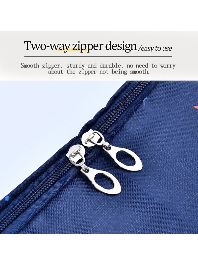 Large Capacity Organizer Storage Bag with Carry Handles Oxford Material Waterproof and Moisture Proof - Image 4