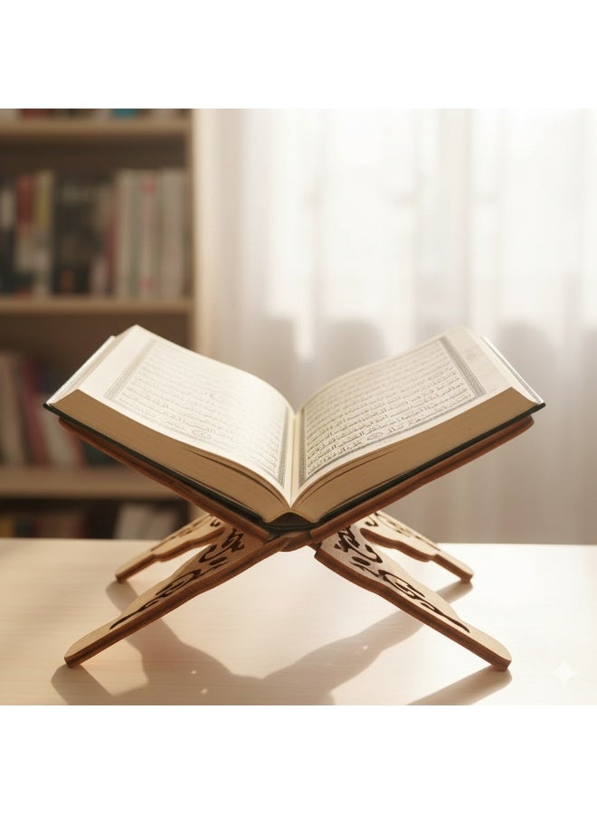 SUNDUS Quran holder wooden floor Large size - Image 4