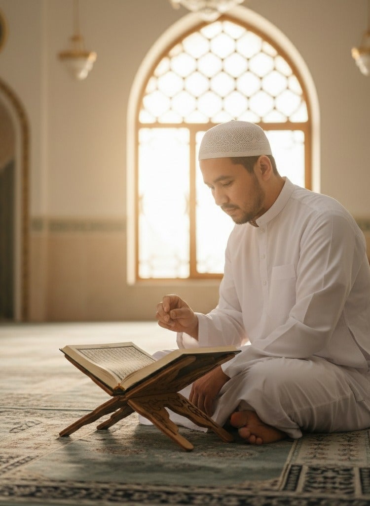 SUNDUS Quran holder wooden floor Large size - Image 3