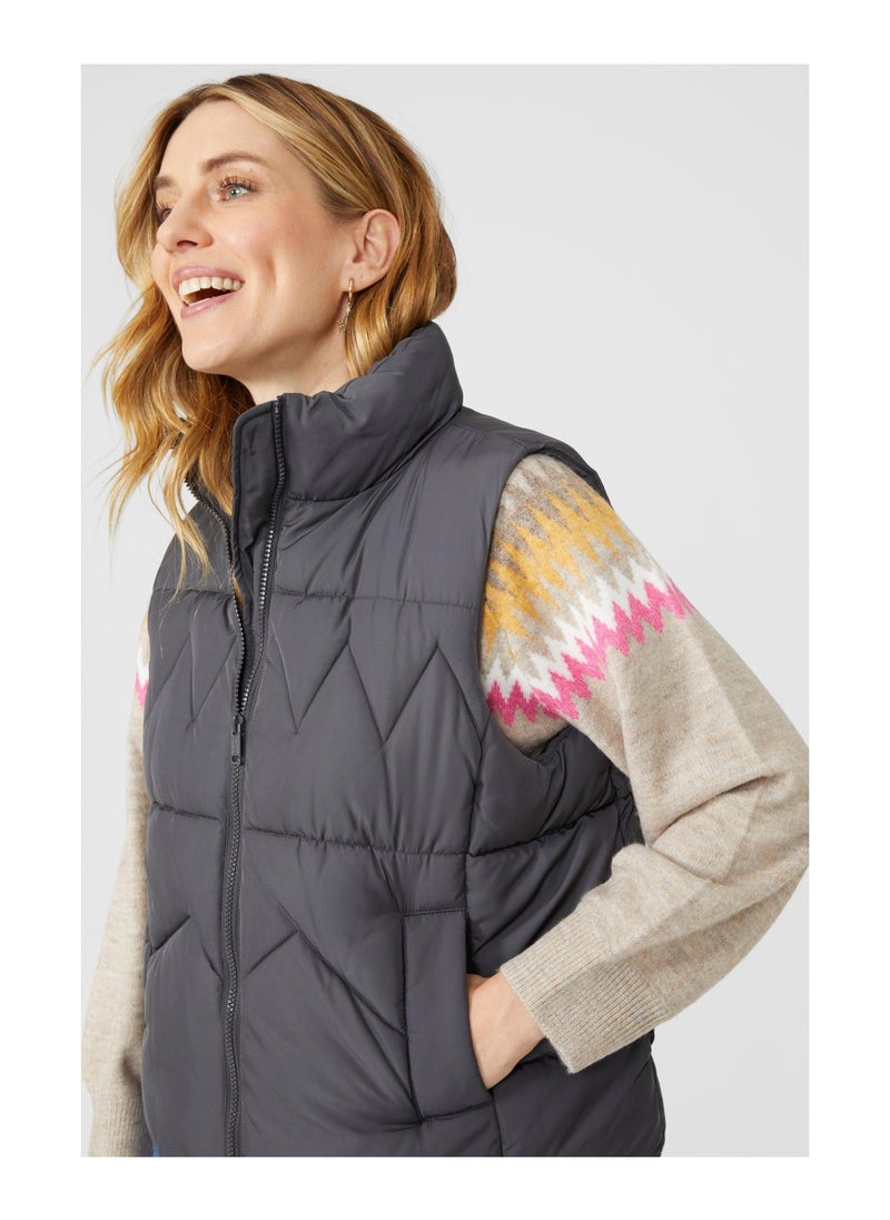 mantaray - Curved Hem Padded Gilet - Image 1
