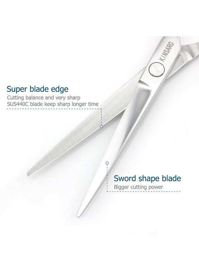 KINSARO Barber Scissors Professional Hair Scissors Hair Shears Haircut Scissors 6 Inch 440c Barber Shears Hairdresser Scissors Hair Cutting Scissors KINSARO - Image 4