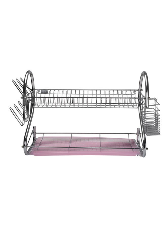 Royalford Stainless Steel Dish Rack Silver - Image 2