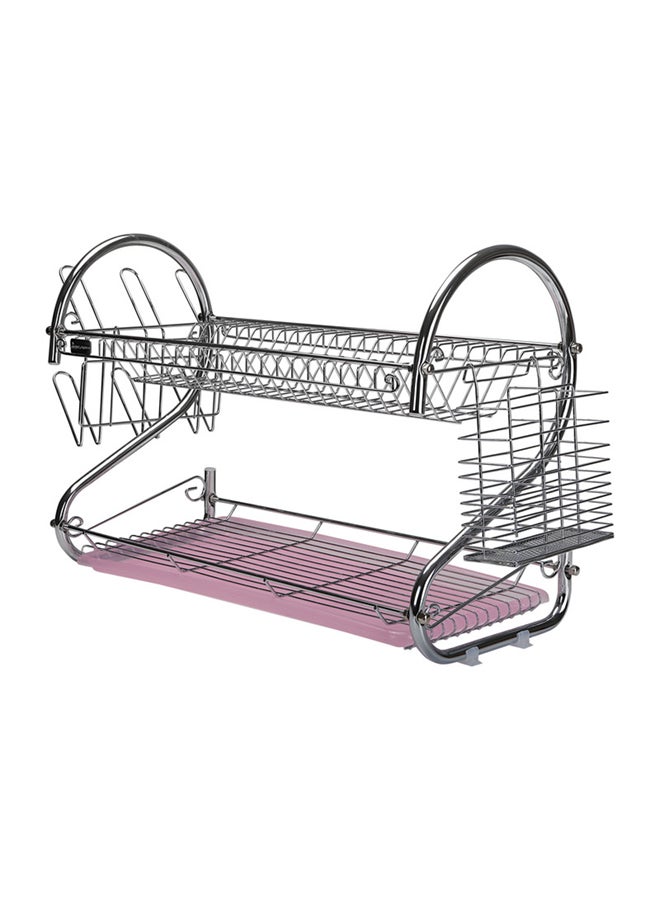 Royalford Stainless Steel Dish Rack Silver - Image 1