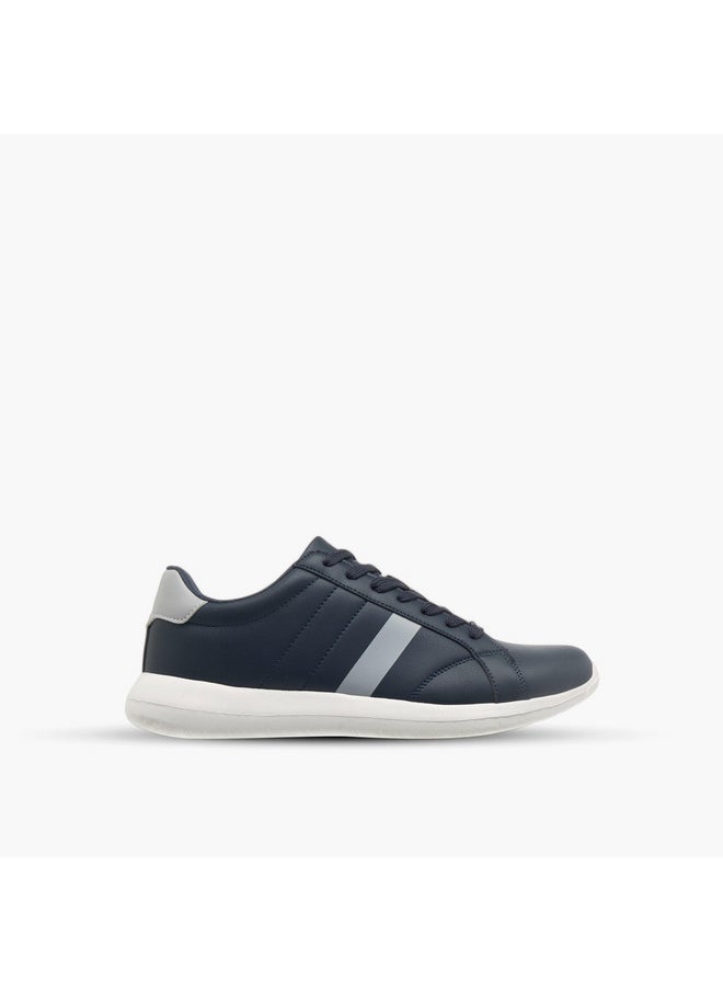 LBL by Shoexpress Men's Stripe Detail Lace-Up Sneakers  - Image 3