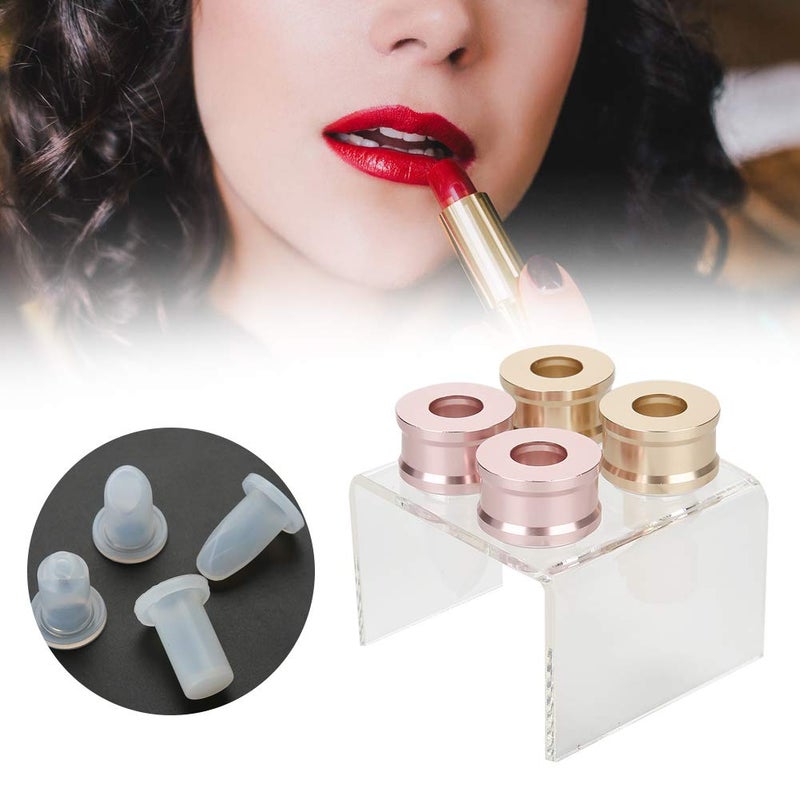 comfrt 4 Style Lipstick Mold, 12mm Silicone Lipstick Tube Mould DIY Lipstick Making Kit for Homemade Lip Balm Lipstick Lip Cream Lipstick Fix - Image 3