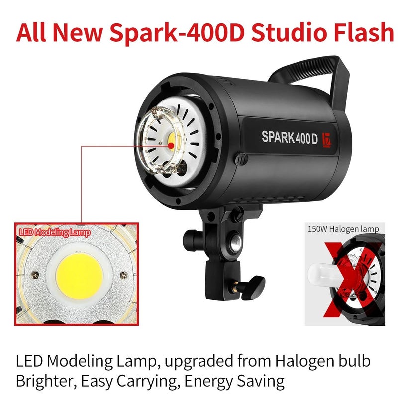 Jinbei Spark400d 400w Film and TV Flash, Studio Fill Light - Image 3
