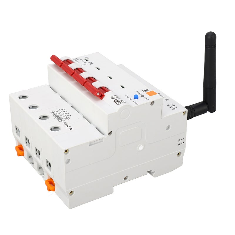 WiFi Circuit Breaker 4P Leakage Protection Switch Remote Control Electricity Metering Switch AC400V 50/60HZ 63A - Image 2