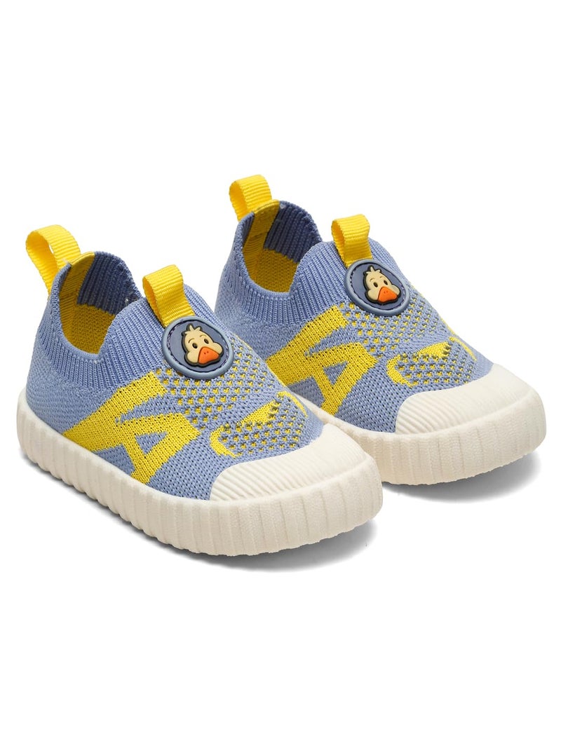 ONYC Store ONYC Duckie Toddlers's First Step Shoes - Sky Blue & Yellow (Boys) - Image 1