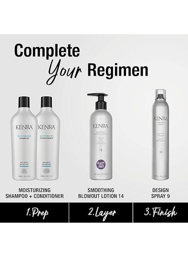 Kenra Smoothing Blowout Lotion 14 | Ultra-Fine Blowout Spray | Up To 4 Days Without Frizz | Enhances Smoothness & Manageability Of A Blowout | Thermal Protection | Medium To Coarse Hair | 10.1 fl. Oz - Image 5