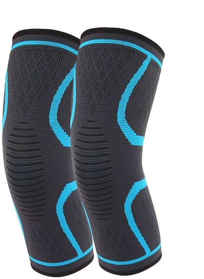 serveuttam 2 Pack Knee Brace, Knee Compression Sleeve Support for Running, Arthritis, Meniscus Tear, Sports - Image 1