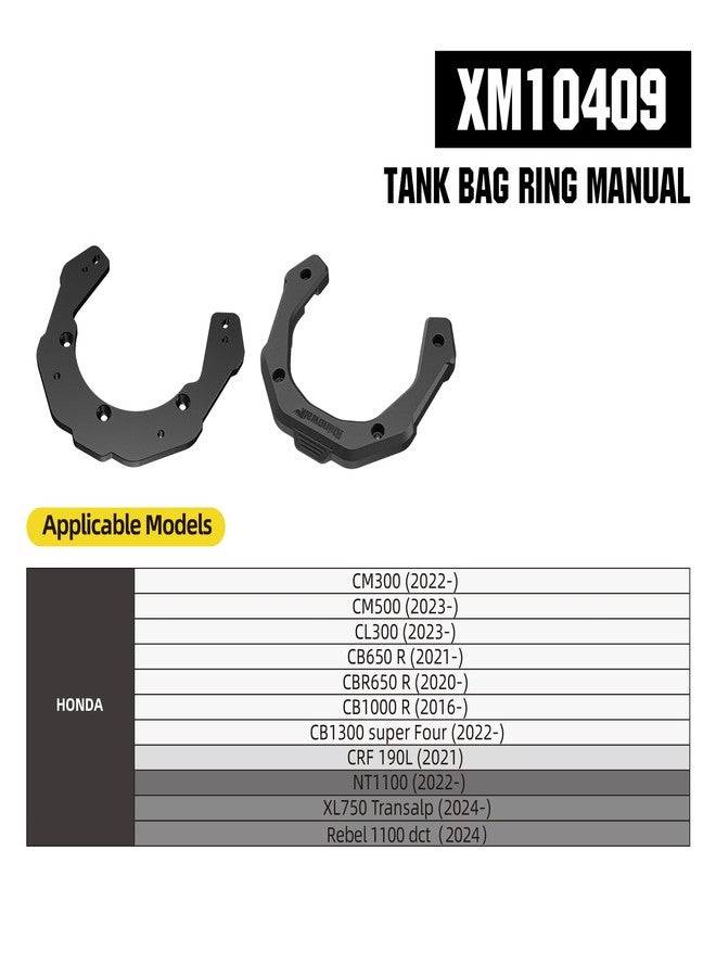 Rhinowalk Base Adapter for Motorcycle Tank Bag with Strong Magnet - XM10409 - Image 2