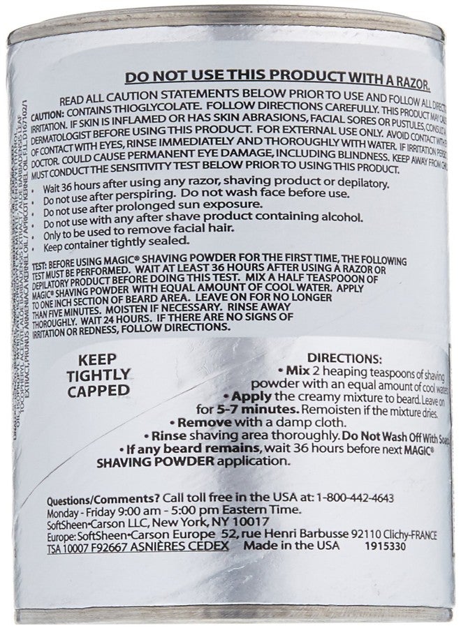 Magic Platinum Shaving Powder 4.5oz. Skin Conditioning (2 Pack) - Image 2