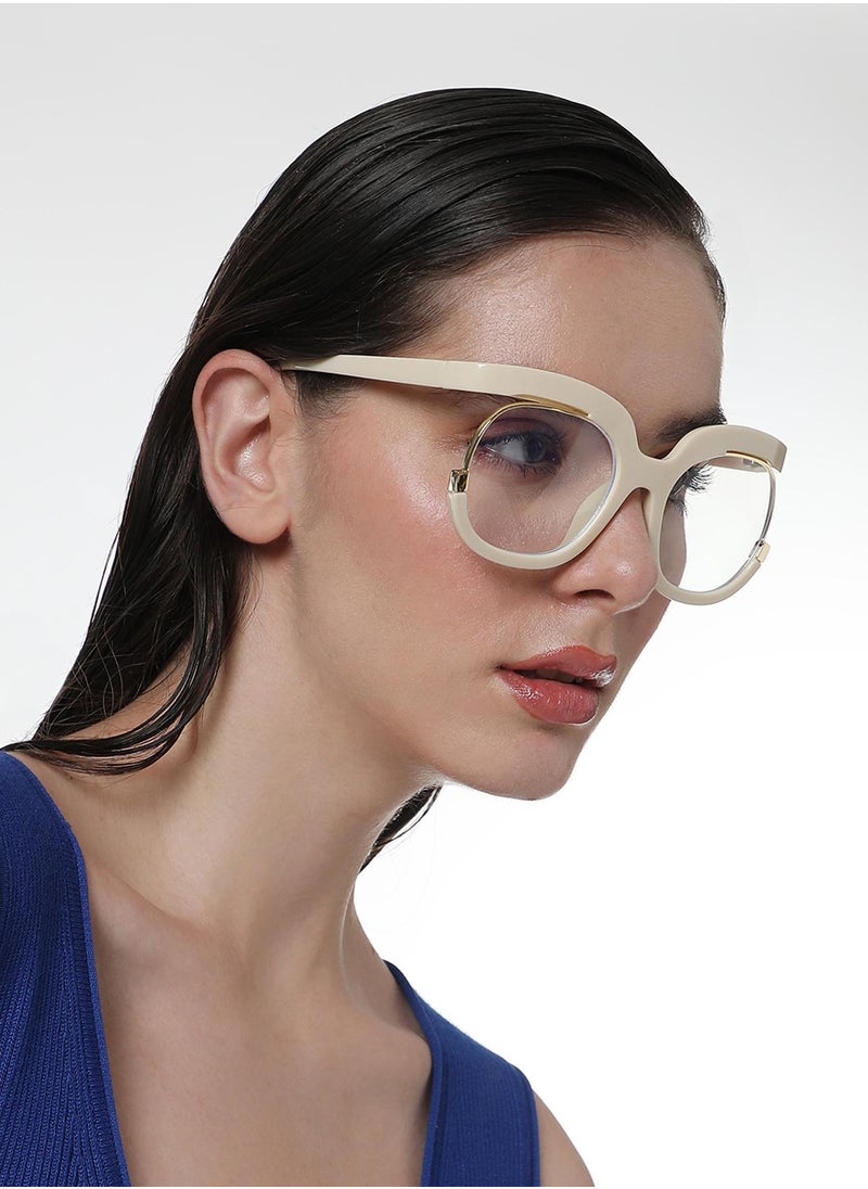 Haute Sauce The Hanging Butterfly Sunglasses - Ivory White  - Image 2