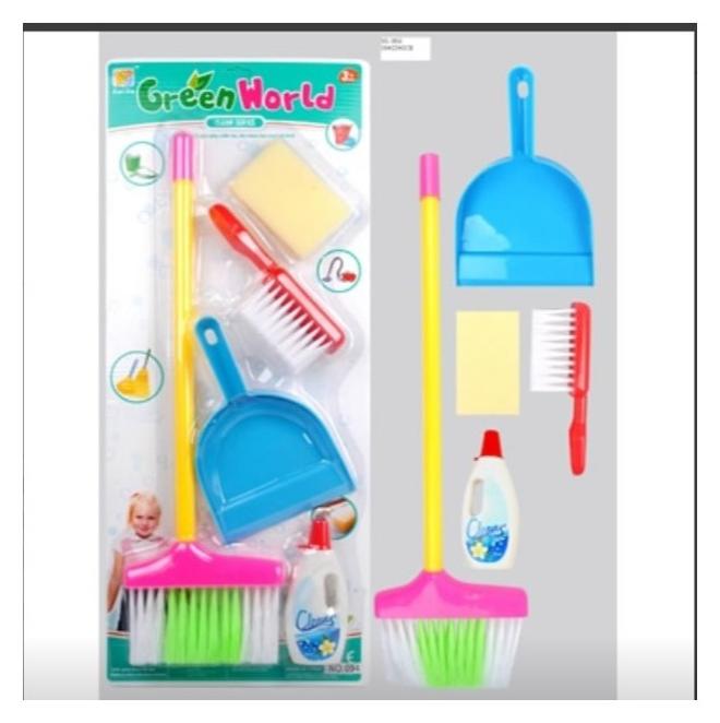 Cleaning Tools Card - For Children - Interactive and Entertaining Games